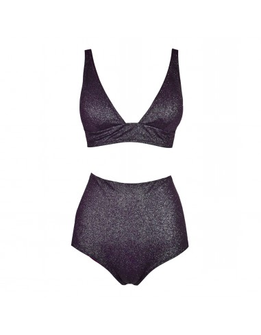 Bralette Moorea Cristal Rouge Noir