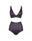 Bralette Moorea Cristal Rouge Noir